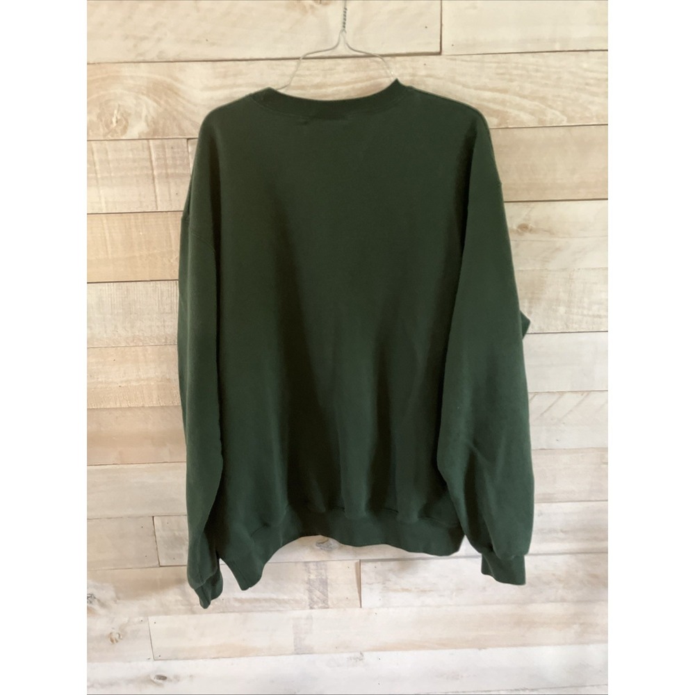 Champion UAB Blazers Eco Fleece Sweatshirt Mens XL Green Crewneck Pullover - Picture 6 of 6